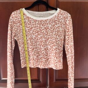 The OG Tee Collection Shrunken Tee in Orange and White